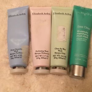 Elizabeth Arden Mask and H2O+ mask.